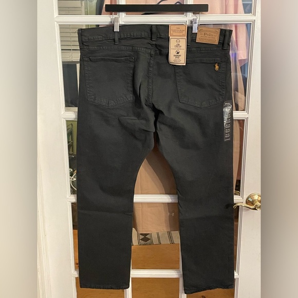 🆕 Polo Ralph Lauren Men’s Varick Slim Straight Stretch Jeans. Grey, 40x32 *NWT* - Picture 5 of 16